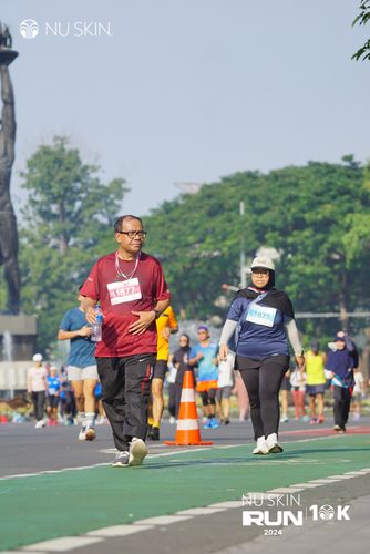 Race photo from Nu Skin Run 10K