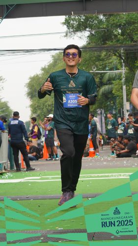 Race photo from Mangkunegaran Run 2025