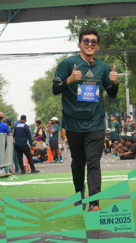 Race photo from Mangkunegaran Run 2025