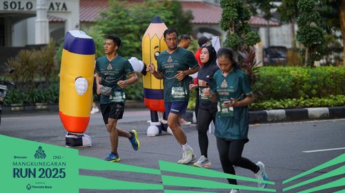 Race photo from Mangkunegaran Run 2025
