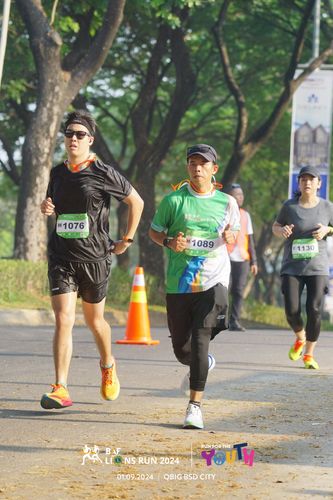 Race photo from BAF LIONS RUN 2024