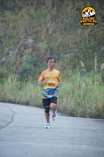 Race photo from Kelud Vertical Challenge 2024