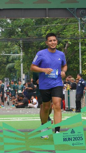 Race photo from Mangkunegaran Run 2025