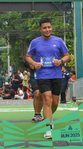 Race photo from Mangkunegaran Run 2025