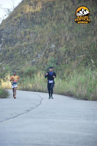 Race photo from Kelud Vertical Challenge 2024