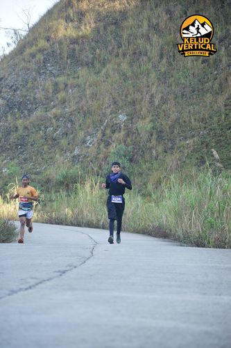 Race photo from Kelud Vertical Challenge 2024