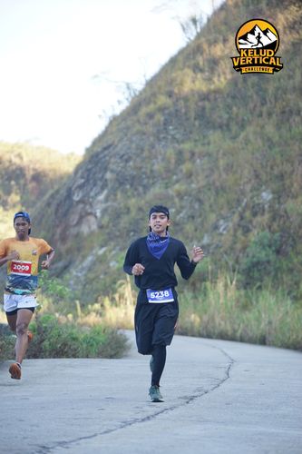 Race photo from Kelud Vertical Challenge 2024