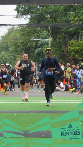 Race photo from Mangkunegaran Run 2025