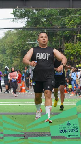 Race photo from Mangkunegaran Run 2025