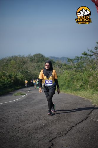 Race photo from Kelud Vertical Challenge 2024