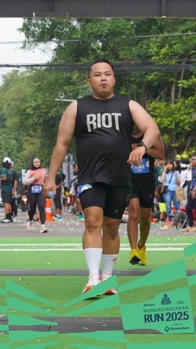 Race photo from Mangkunegaran Run 2025