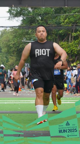Race photo from Mangkunegaran Run 2025