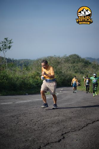 Race photo from Kelud Vertical Challenge 2024
