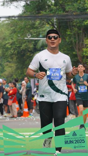Race photo from Mangkunegaran Run 2025