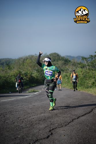 Race photo from Kelud Vertical Challenge 2024