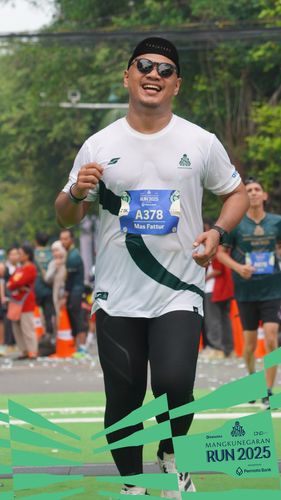 Race photo from Mangkunegaran Run 2025