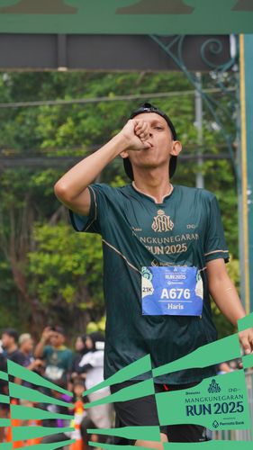 Race photo from Mangkunegaran Run 2025