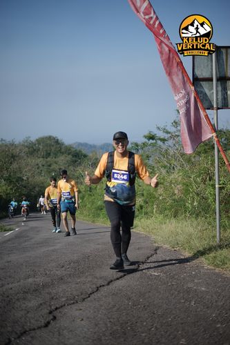 Race photo from Kelud Vertical Challenge 2024