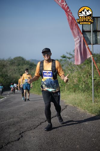 Race photo from Kelud Vertical Challenge 2024