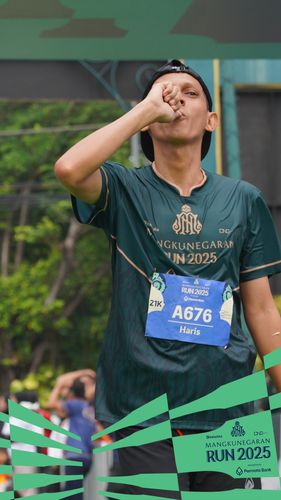 Race photo from Mangkunegaran Run 2025