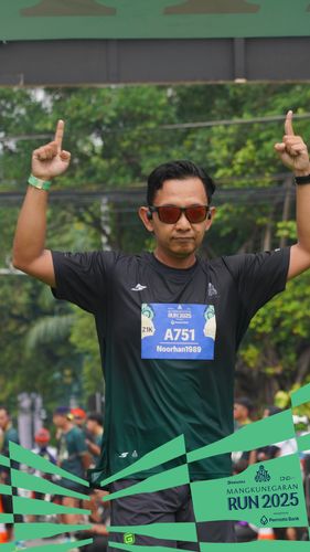 Race photo from Mangkunegaran Run 2025