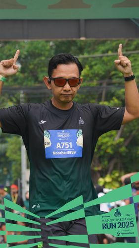Race photo from Mangkunegaran Run 2025