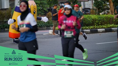 Race photo from Mangkunegaran Run 2025