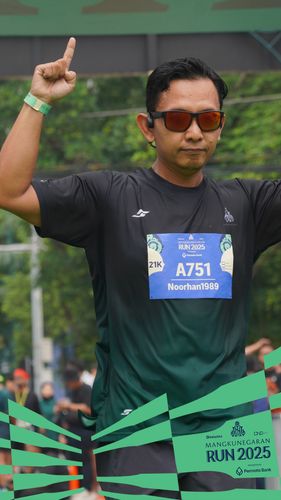 Race photo from Mangkunegaran Run 2025