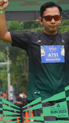 Race photo from Mangkunegaran Run 2025