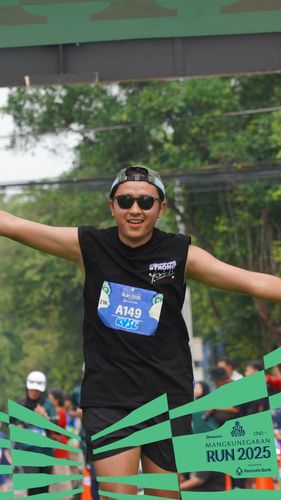 Race photo from Mangkunegaran Run 2025