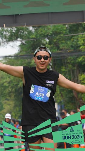 Race photo from Mangkunegaran Run 2025