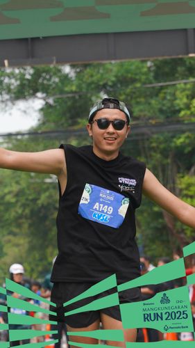 Race photo from Mangkunegaran Run 2025