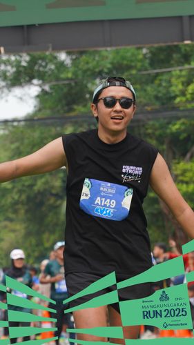 Race photo from Mangkunegaran Run 2025