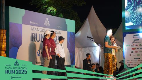 Race photo from Mangkunegaran Run 2025