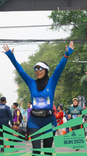Race photo from Mangkunegaran Run 2025