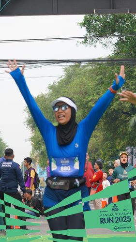 Race photo from Mangkunegaran Run 2025
