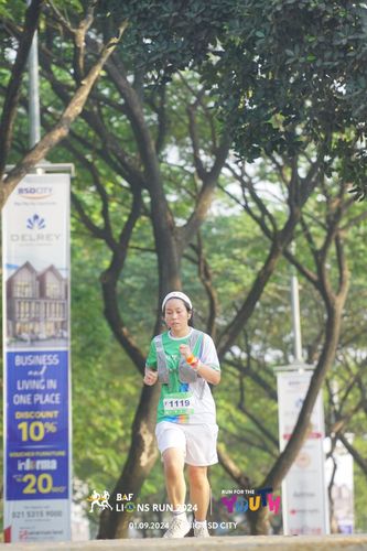 Race photo from BAF LIONS RUN 2024