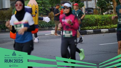 Race photo from Mangkunegaran Run 2025