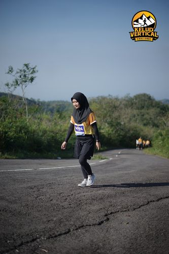 Race photo from Kelud Vertical Challenge 2024