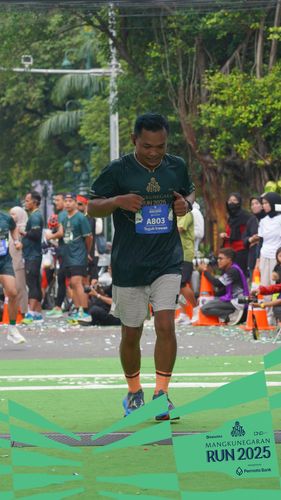 Race photo from Mangkunegaran Run 2025