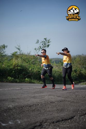 Race photo from Kelud Vertical Challenge 2024