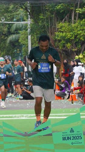 Race photo from Mangkunegaran Run 2025