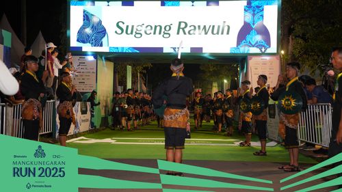 Race photo from Mangkunegaran Run 2025