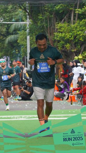 Race photo from Mangkunegaran Run 2025