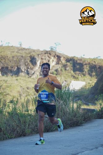 Race photo from Kelud Vertical Challenge 2024