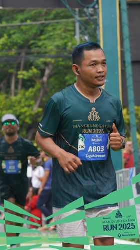 Race photo from Mangkunegaran Run 2025