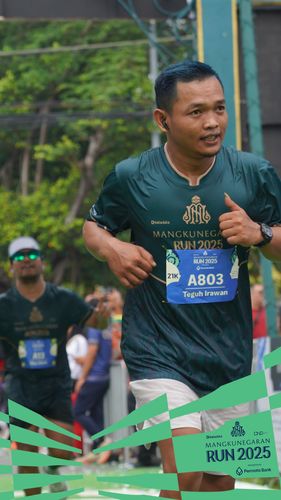 Race photo from Mangkunegaran Run 2025