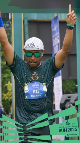 Race photo from Mangkunegaran Run 2025