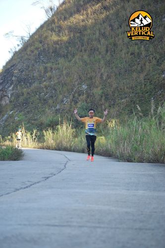 Race photo from Kelud Vertical Challenge 2024