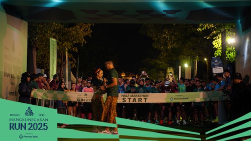 Race photo from Mangkunegaran Run 2025
